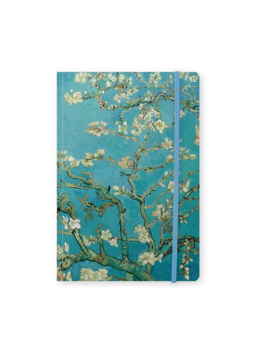 Cuaderno de tapa blanda, A5, Almendro en flor, Vincent van Gogh