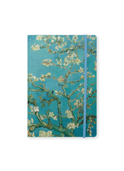 Softcover notitieboekje, A5,  Vincent van Gogh,  Amandelbloesem