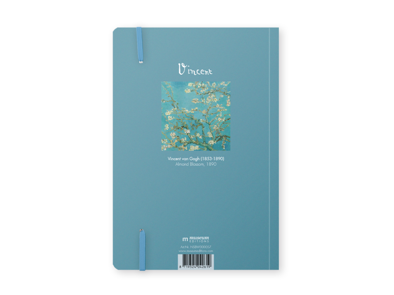 Softcover-Notizbuch, A5, Vincent van Gogh, Mandelblüte
