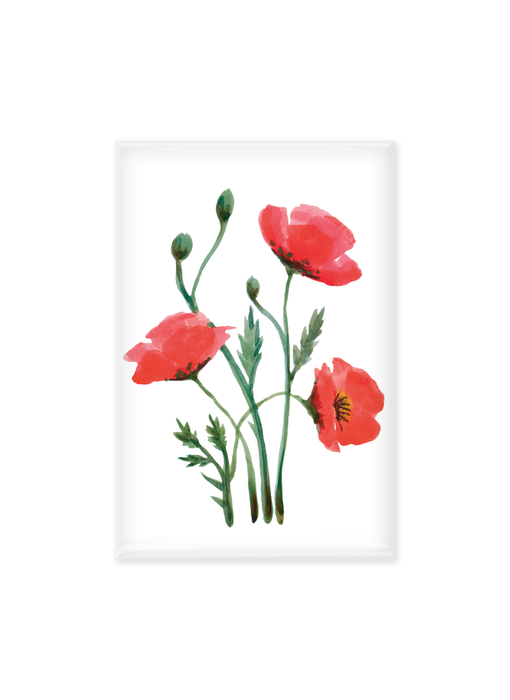 Fridge Magnet, Poppies