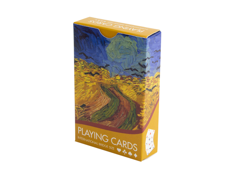 Jugando a las cartas, Trigal con cuervos, Vincent van Gogh, Auvers-sur-Oise