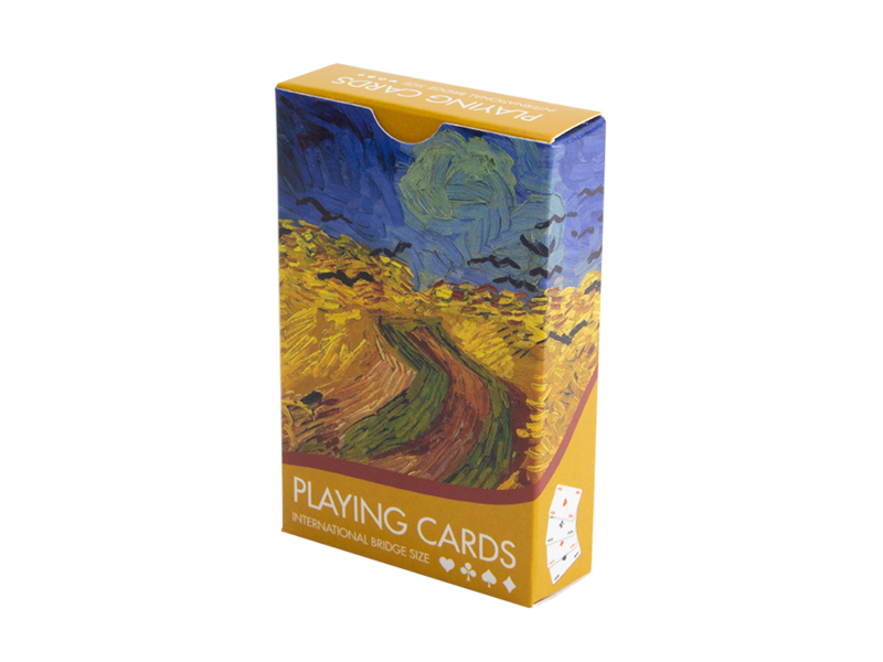 Playing cards, Vincent van Gogh, Wheatfield with crows, Auvers-sur-Oise