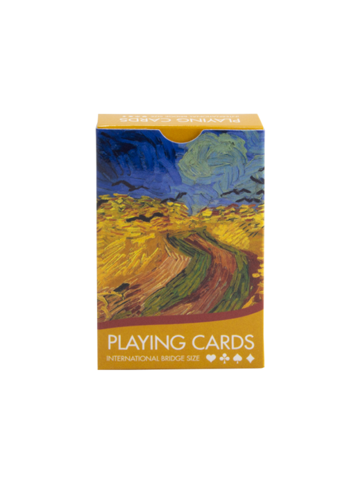 Playing cards, Van Gogh, Wheatfield with crows