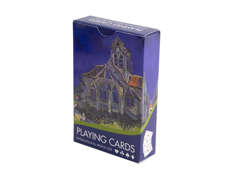 Jugando a las cartas, Iglesia en Auvers-sur-Oise, Van Gogh