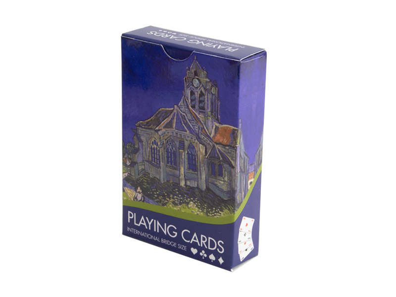 Playing cards, Van Gogh, Church in Auvers-sur-Oise