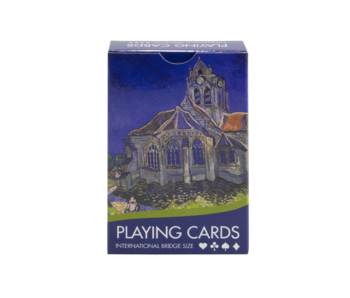 Playing cards, Van Gogh, Church in Auvers