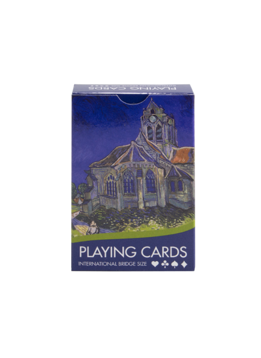 Jugando a las cartas,Iglesia en Auvers-sur-Oise, Van Gogh