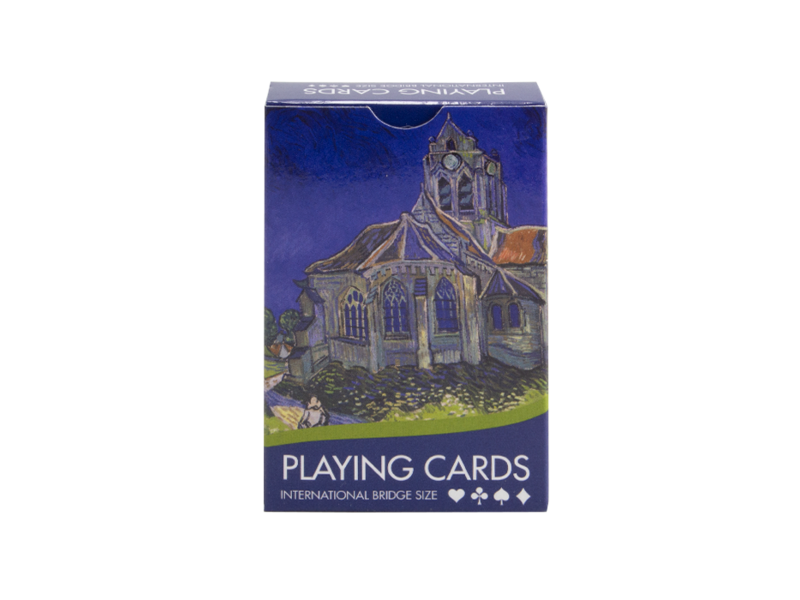 Jugando a las cartas, Iglesia en Auvers-sur-Oise, Van Gogh