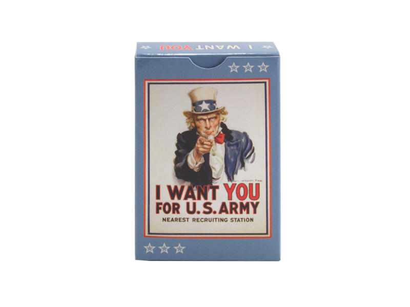 Playing cards , World War I, I want you