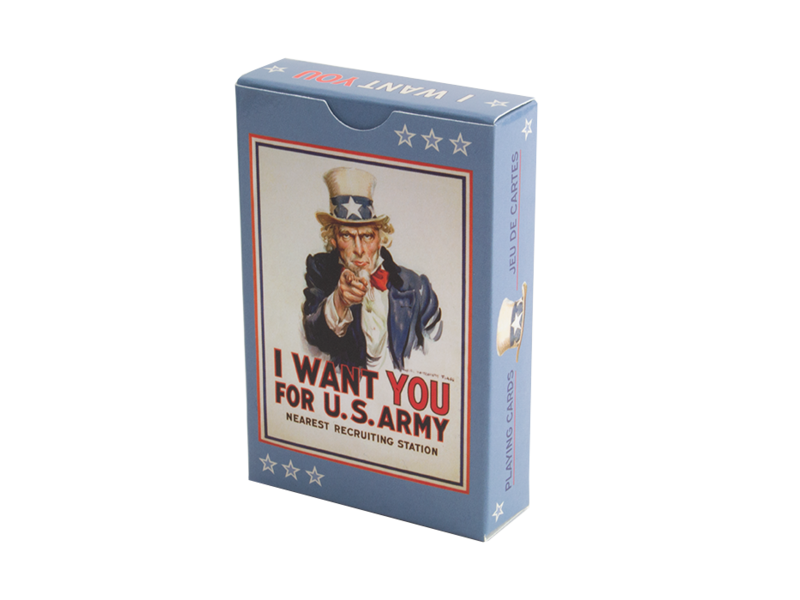 Cartes à jouer, World War I, I want you