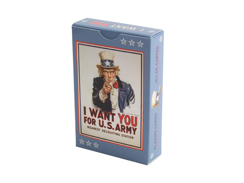 Playing cards , World War I, I want you