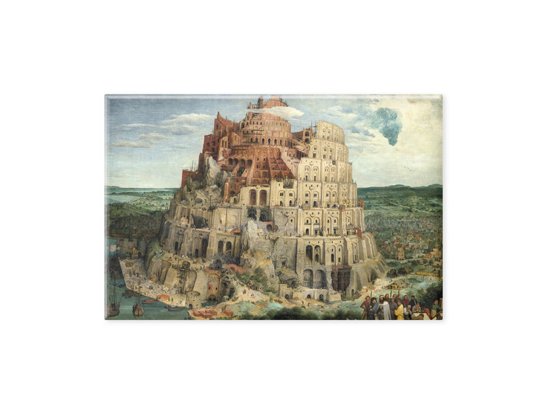 Magnet de réfrigérateur, Brueghel, Tour de Babel