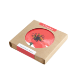 Dessous de verre, lot de 4, Coquelicots