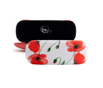 Spectacle case, Poppies