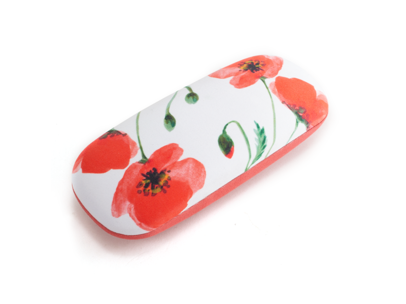 Funda de gafas, Amapolas