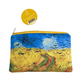 Pouch, Wheatfield with crows, Vincent van Gogh