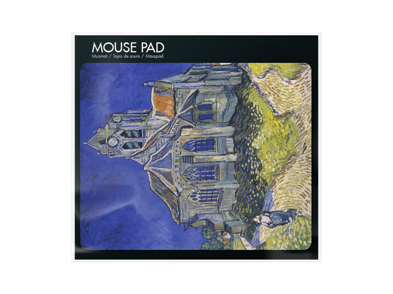 Mouse Pad , Van Gogh, Church in Auvers