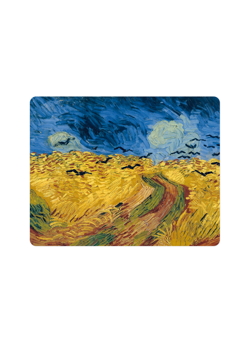 Muismat , Van Gogh,  Korenveld met kraaien