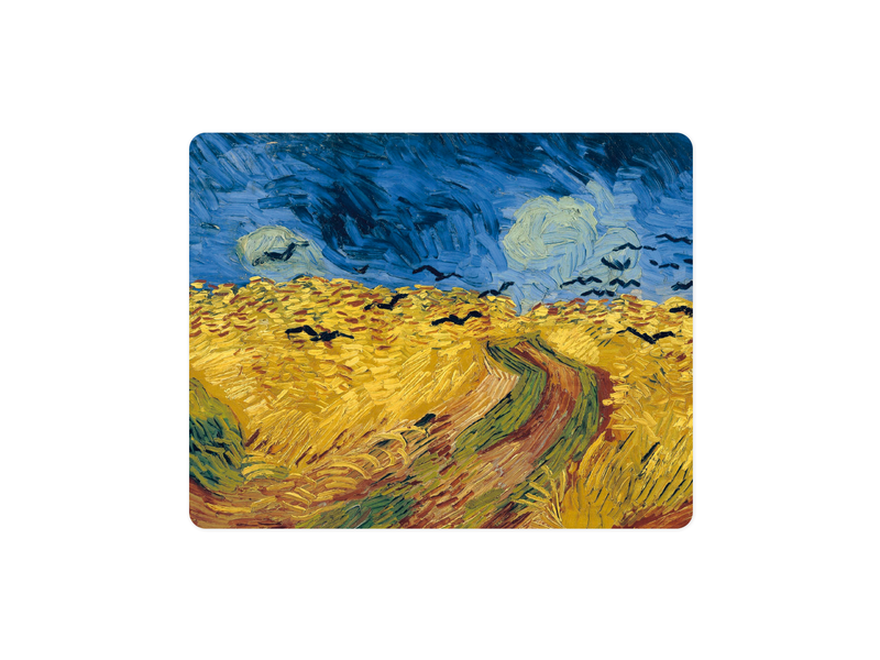 Tapis de souris, Van Gogh, Champ de blé avec corbeaux, Auvers-sur-Oise