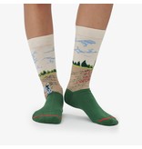 Kunstsocken, Größe 36-40, Monet, Mohnfeld