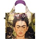 Shopper opvouwbaar, Schilderij van Frida Kahlo, Portret met kolibrie