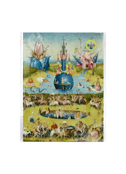 Mini  Poster A3,  Hieronymus Bosch, Garten der irdischen Freuden