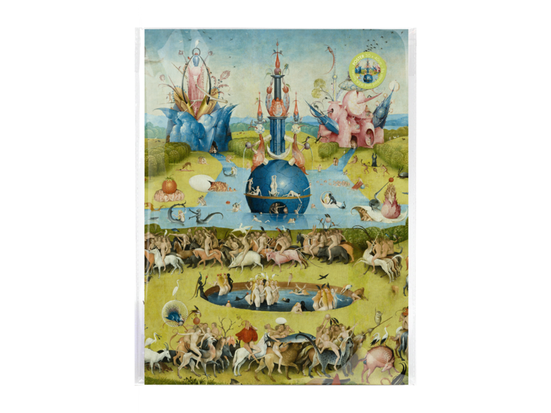 Reproduktion A3,  Hieronymus Bosch, Garten der irdischen Freuden