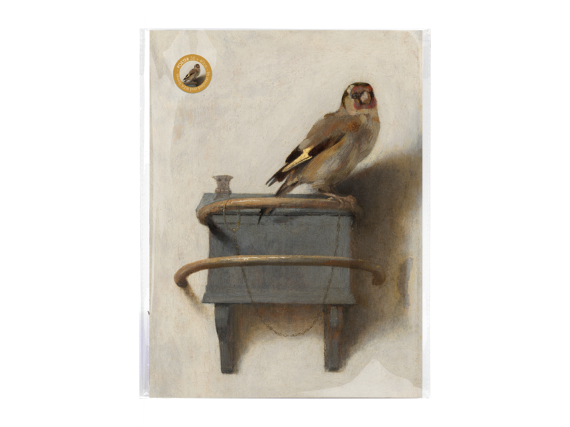 Reproduction A3, Goldfinch, Carel Fabritius