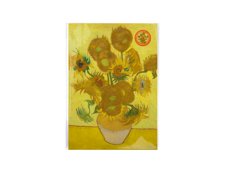 Mini-Poster A4, Vincent van Gogh, Sonnenblumen