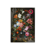 Reproduction A4, De Heem, Vase with Flowers