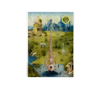 Mini  Poster A4,Jheronimus Bosch, Garden of Earthly Delights