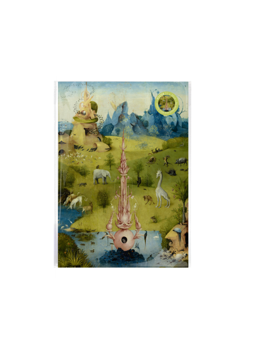 Mini  Poster A4, Jheronimus Bosch, jardin des délices terrestres