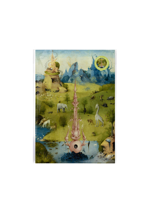 Mini  Poster A4,Jheronimus Bosch, Garden of Earthly Delights
