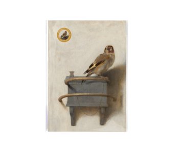 Mini  Poster A4, Goldfinch, Carel Fabritius