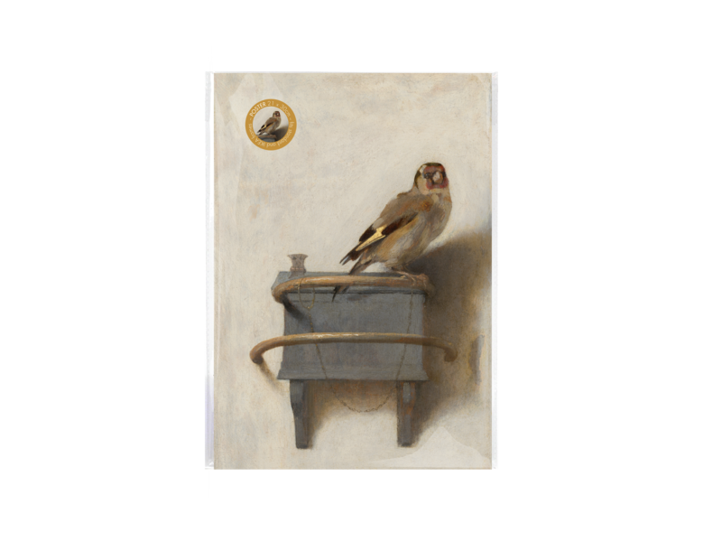 Mini  Poster A4,  Carel Fabritius, Het Puttertje