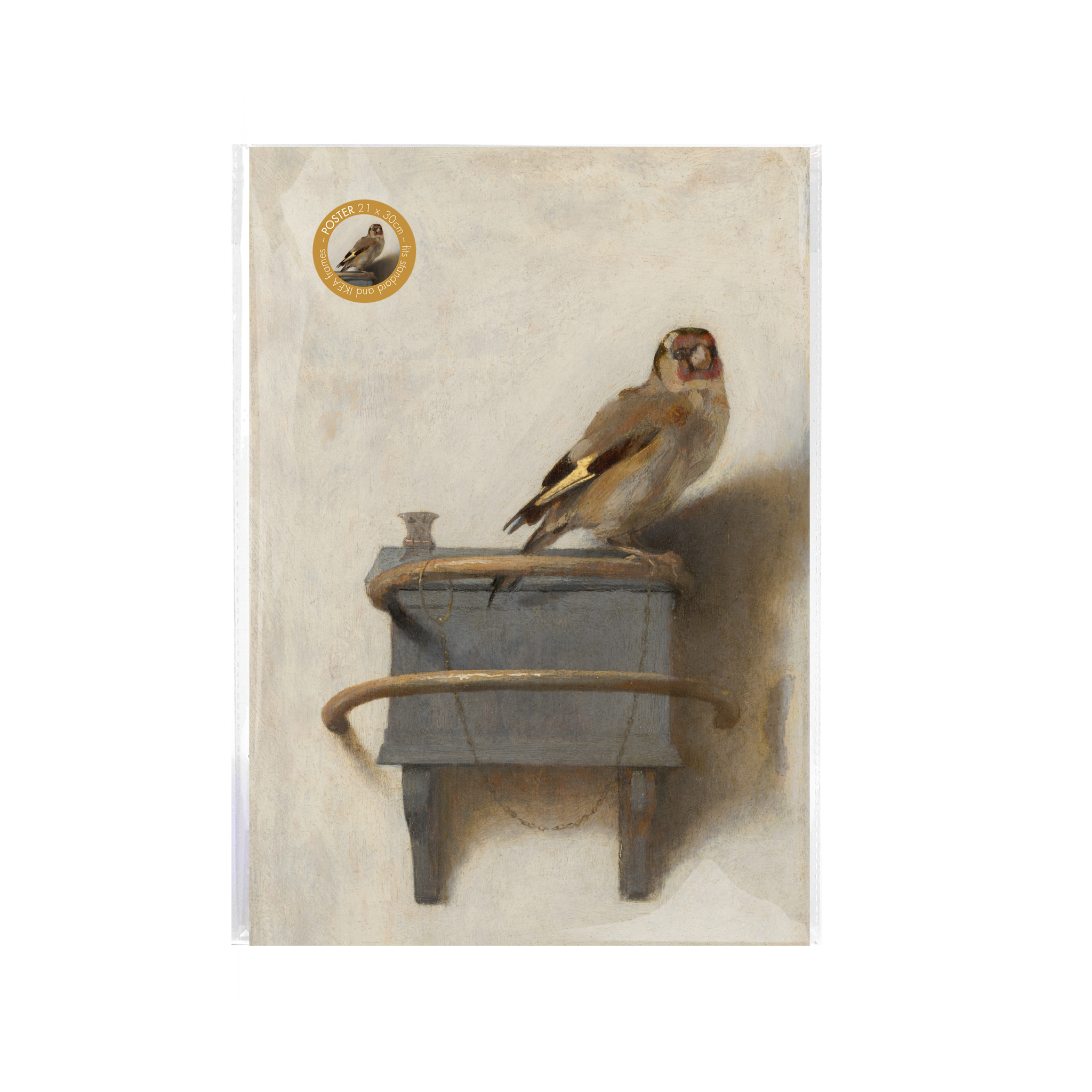 Reproduction A4, Goldfinch, Carel Fabritius