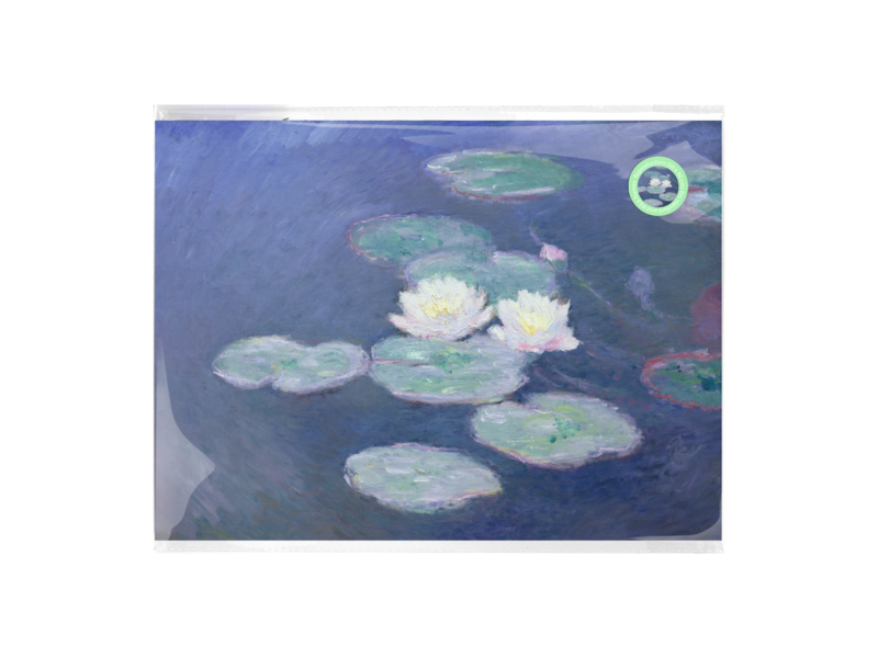 Poster Mini A3, Monet, Water Lilies evening