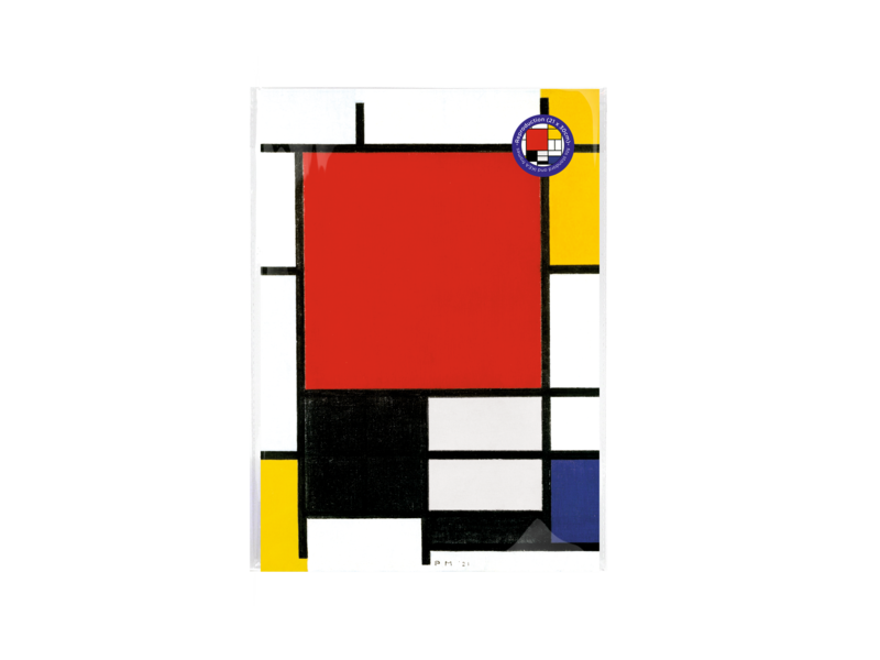 Reproducción A4, Composición, Mondrian