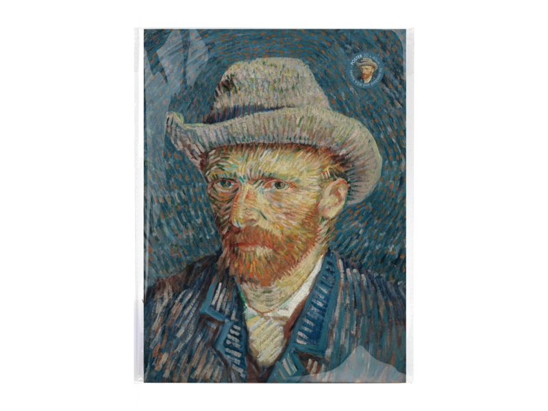 Mini  Poster A3,  Van Gogh, Self Portrait