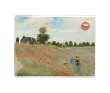 Poster Mini A3, Monet, Field with poppies