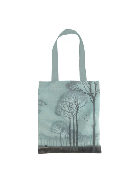 Cotton Tote Bag Luxe, Jan Mankes, Row of trees