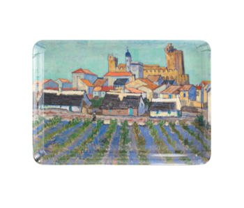 Serviertablett Mini, 21 x 14 cm, Van Gogh, View of Saintes-Maries-de-la-Mer