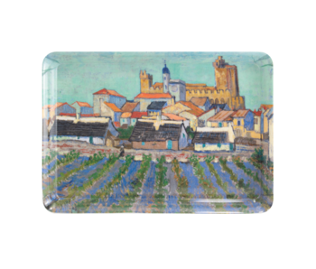 Serving Tray Mini, 21 x 14 cm, Van Gogh, View of Saintes-Maries-de-la-Mer