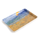 Serving Tray C Mini, 21 x 14 cm, Kröller-Müller, Van Gogh, Landscape with wheat sheaves