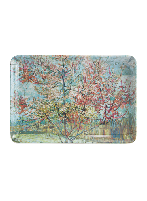 Serviertablett Mini, 21 x 14 cm, Van Gogh, Pink peach trees (Souvenir)