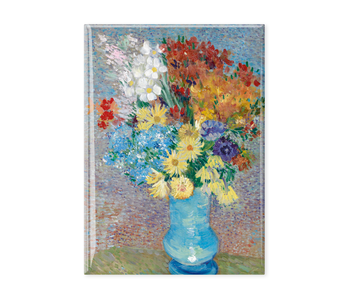 Imán de nevera XL,Van Gogh, Flowers in a blue vase