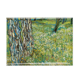 Imán de nevera XL, Kröller Müller,  Vincent van Gogh, Tree trunks in the grass