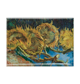 Imán de nevera XL, Kröller Müller,  Cuatro girasoles se fueron a la semilla, Van Gogh