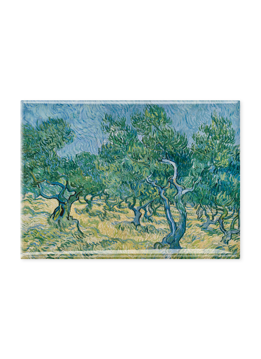 Koelkastmagneet XL, Van Gogh, Olijfgaard