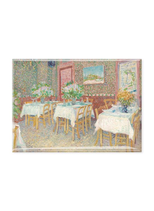 Magnet pour frigo XL, Van Gogh, Restaurant